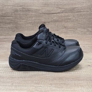 New Balance 928 v3 Women's Size 7.5 D Black Leather Walking Shoes (WW928BK3)